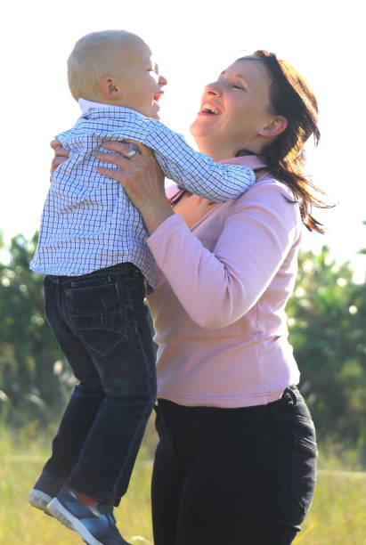 istock mother and son having fun together 1090002268