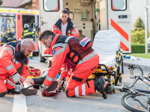 istock Paramedics Helping Injured Cyclist 1090012962