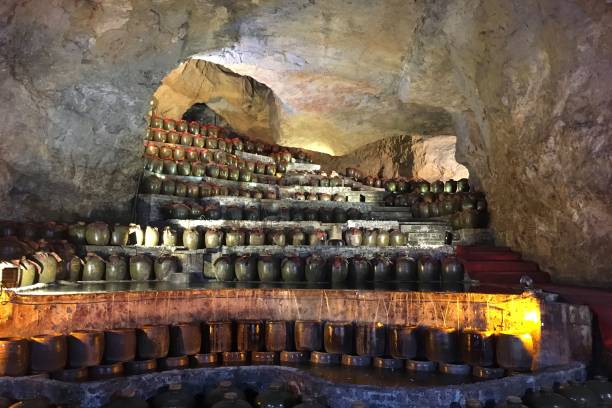 istock Cave wine cellar in the karst region 1090016554