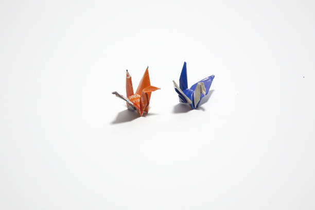 istock paper birds hand made, craft 1090034576