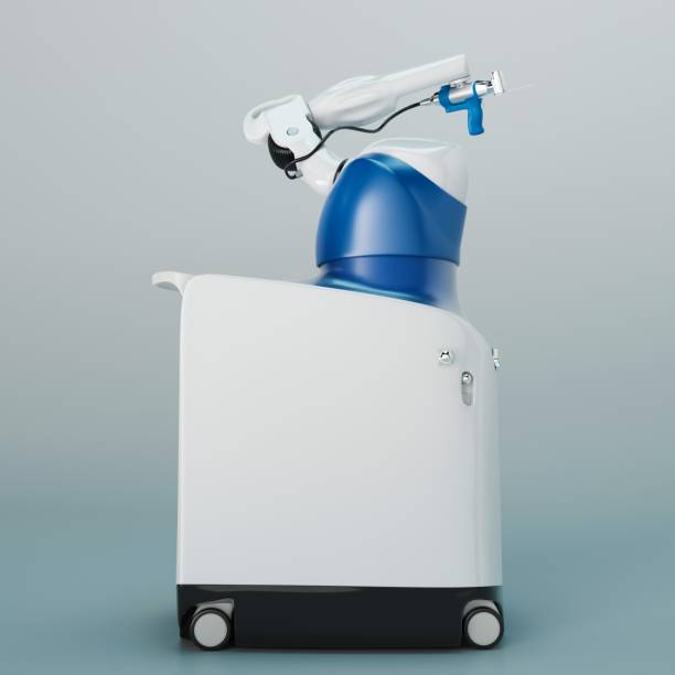 ロボット手術の腕のマシン - automated lancet ストックフォトと画像