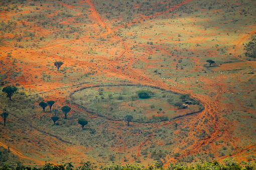 Masai Village Enclosure - Kenya