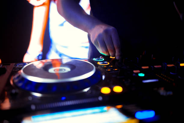 istock Mixer equipment entertainment DJ station 1090054494
