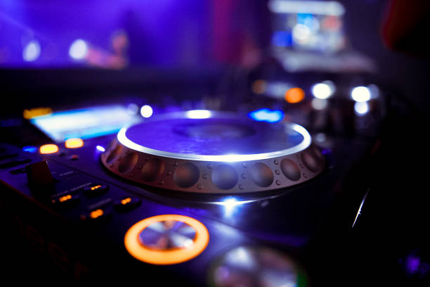 istock Mixer equipment entertainment DJ station 1090054596