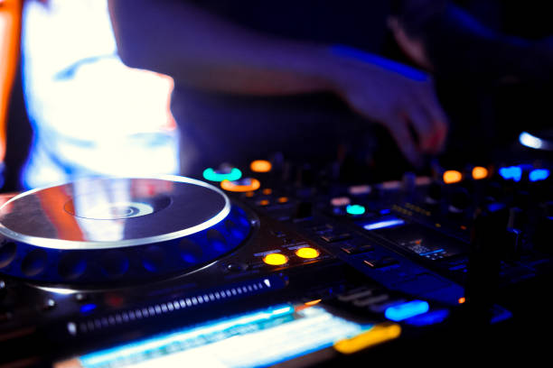 istock Mixer equipment entertainment DJ station 1090054708