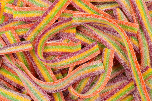 istock Colorful jelly beans background. Jelly candies pattern. 1090060126