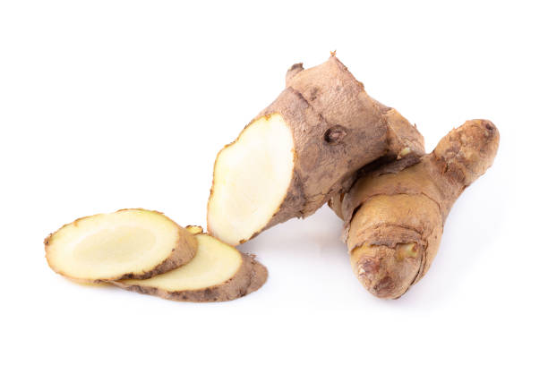 istock White Turmeric isolated over white backgroun. 1090066804