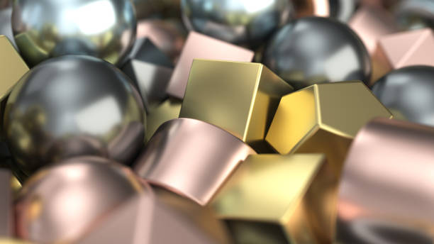 istock Pile of colorful metal primitives 1090069850