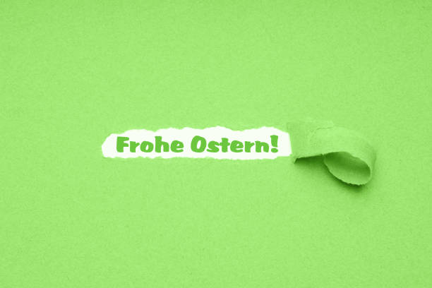 istock Frohe Ostern is German for Happy Easter 1090078412