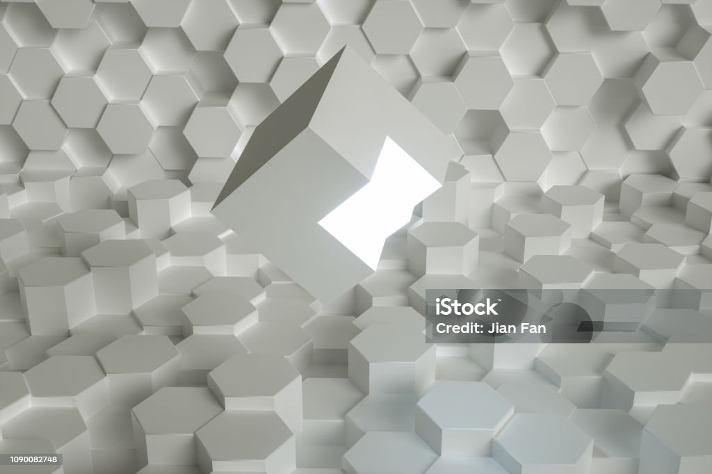 White Box Rendering Arch Example 3d Rendering White Boxes Background Stock Photo - Download Image Now ...