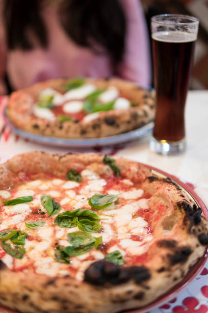 istock Pizza margherita with basil 1090084064