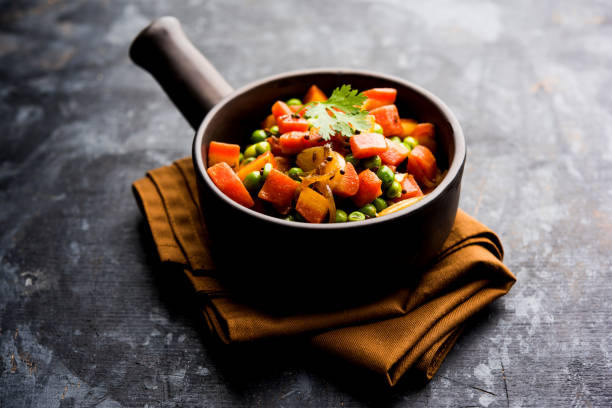 istock Carrot green peas sabzi / Gajar Mutter sabji 1090085566