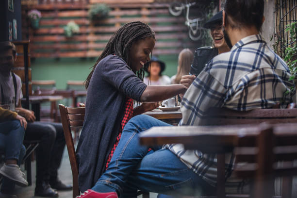 istock Friends in coffee shop 1090086376