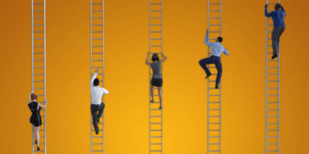 istock Climbing the Corporate Ladder 1090107868