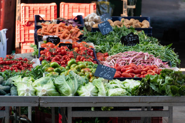 istock Vegetables on farmers' market stall 1090110646