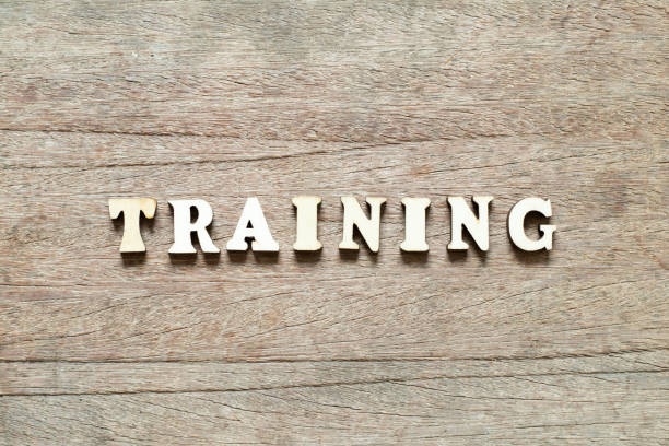 istock Letter block in word training on wood background 1090112070