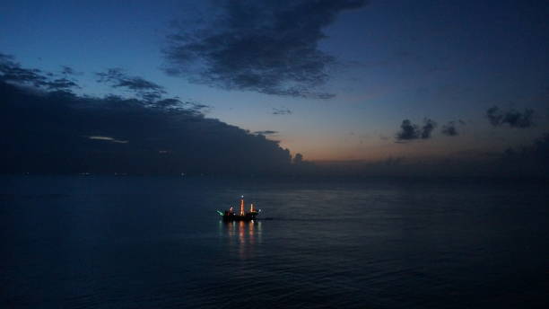istock Mexico Cozumel Summer Sunset Show Boat 1090122078