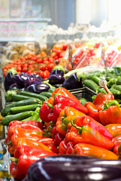 istock Fresh vegetables in supermarket 1090122290