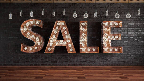 istock Sale Light Bulb Sign 1090124124