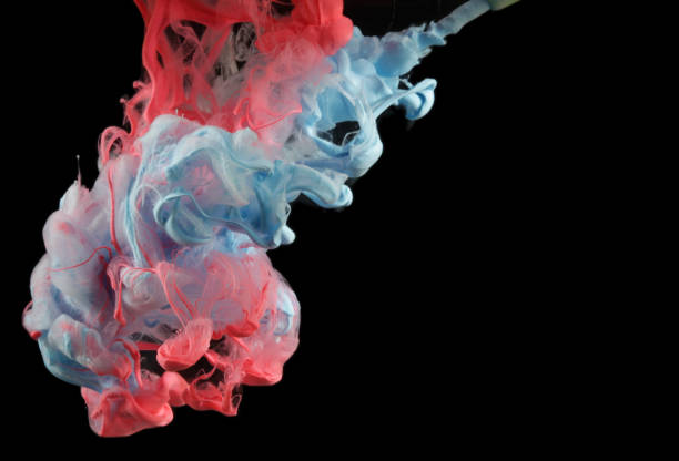 istock Acrylic colors in water. Ink blot. Abstract background. 1090126352
