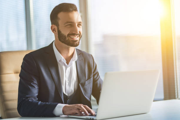 istock The man working with a laptop on the table 1090128838