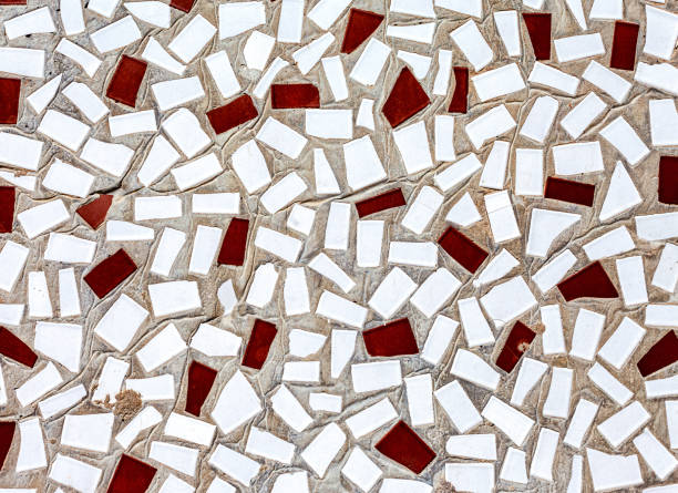 istock Abstract mosaic texture of broken tiles as background 1090129460