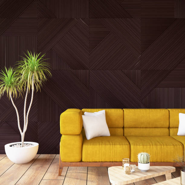 istock Modern Living Room with Green Sofa 1090133292