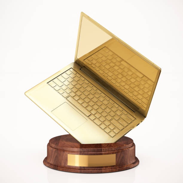 istock Golden Laptop Prize 1090137484