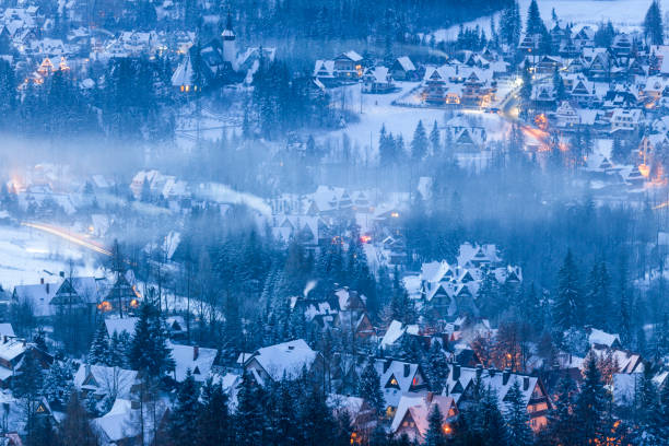 istock Winter panorama of Zakopane 1090142526