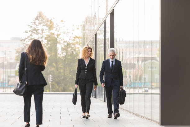 istock Business People Communicating Outdoors 1090145188