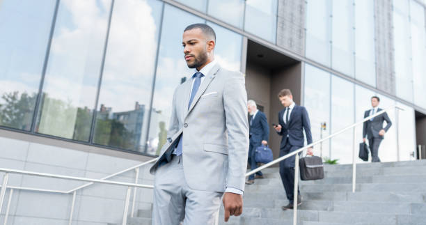istock Business People Walking Toward Steps Outdoors 1090145246