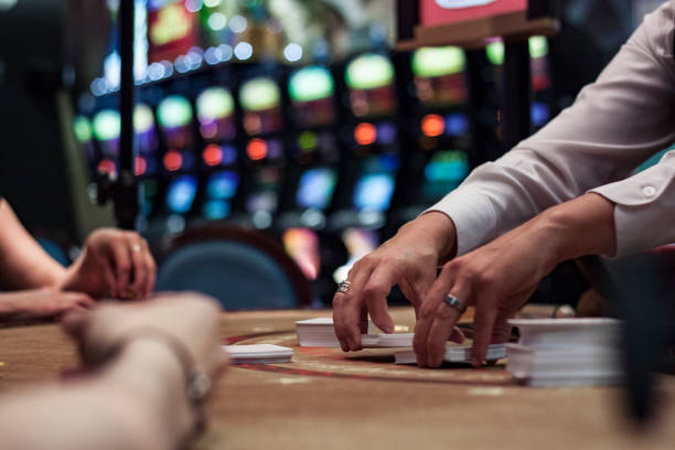 istock Blackjack Dealer in Casino 1090155376