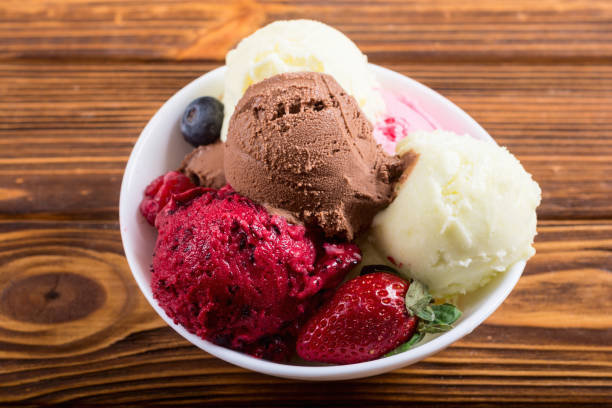 istock Mix of ice cream ball 1090164466