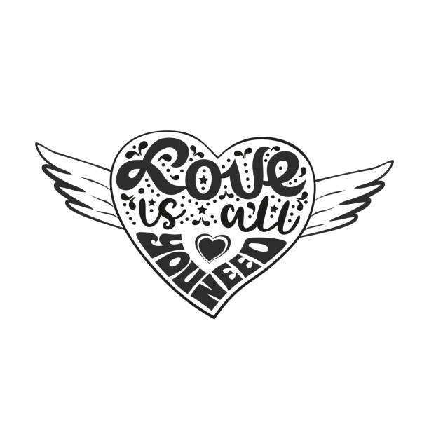 Ilustración de Amor En Tatuaje De Corazón y más Vectores Libres de Derechos de Abstracto - Abstracto, Ala de animal, Amor - iStock Ilustración de Amor En Tatuaje De Corazón y más Vectores Libres de Derechos de Abstracto - Abstracto, Ala de animal, Amor - iStock