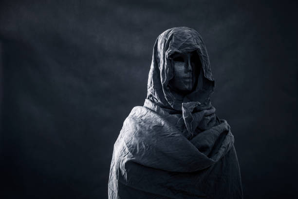 istock Ghostly figure in the dark 1090181150
