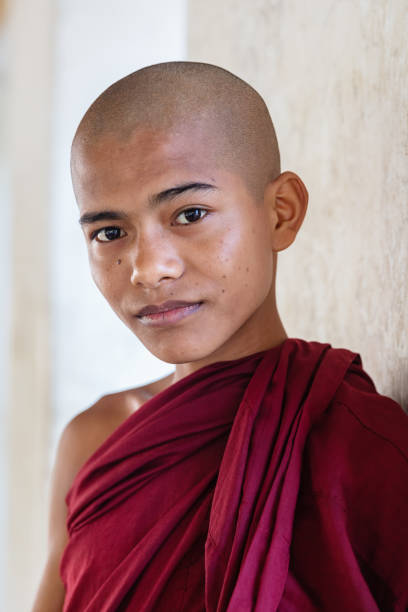 istock Novice Monk Myanmar Real People Portrait 1090190022