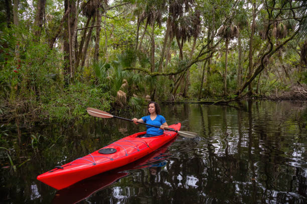 istock Girl Kayaking in a River 1090190090