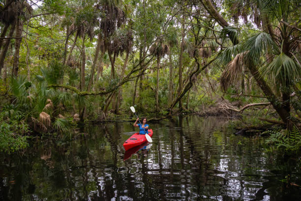 istock Girl Kayaking in a River 1090190184