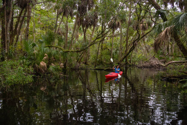 istock Girl Kayaking in a River 1090190230