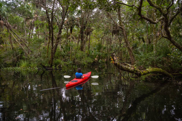 istock Girl Kayaking in a River 1090190260