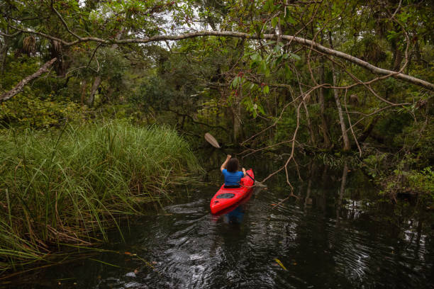 istock Girl Kayaking in a River 1090190382