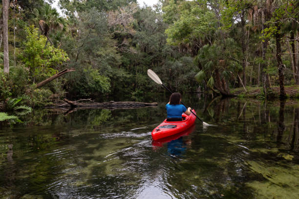 istock Girl Kayaking in Chassahowitzka River 1090196622