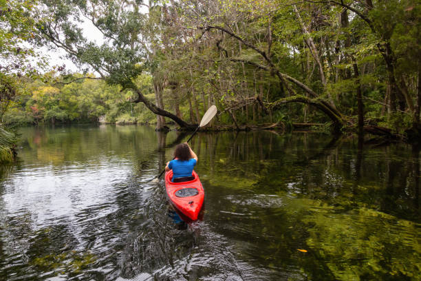 istock Girl Kayaking in Chassahowitzka River 1090196796