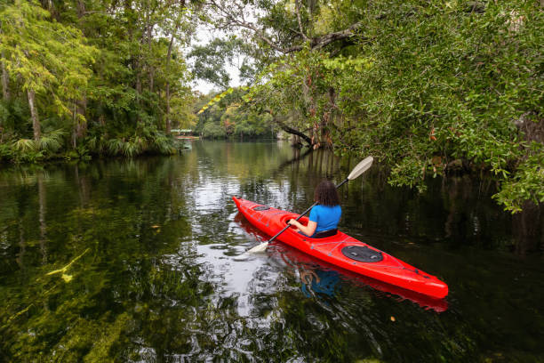 istock Girl Kayaking in Chassahowitzka River 1090196800