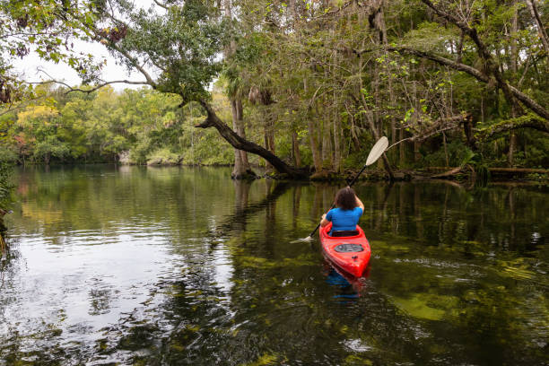 istock Girl Kayaking in Chassahowitzka River 1090196858