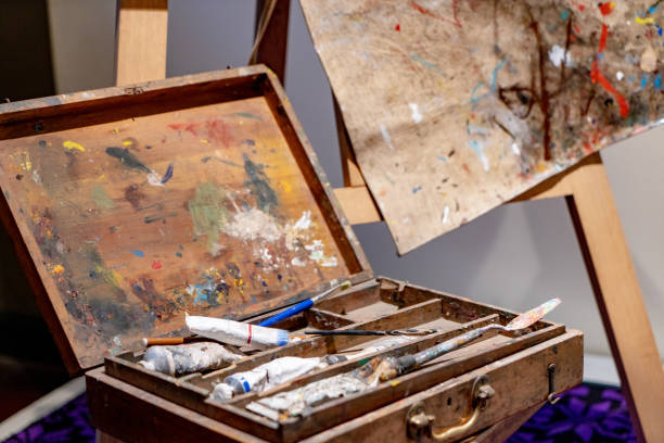 istock Oil painting board 1090207308