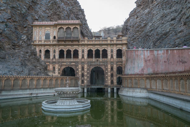 istock Monkey temple in Jaipur, India 1090236660
