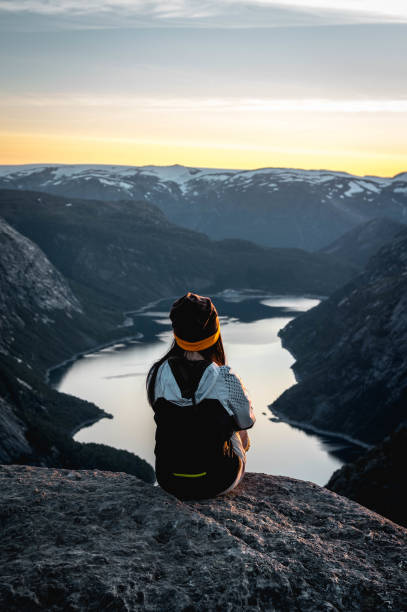 istock Enjoy the Sunset of Trolltunga 1090243866