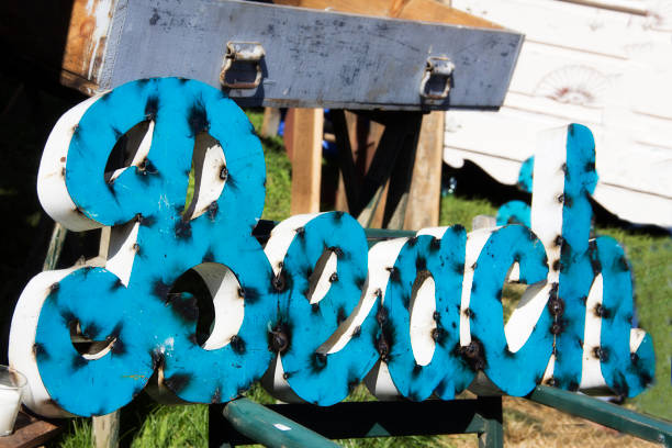 istock beach sign for sale at a flea market 1090245590