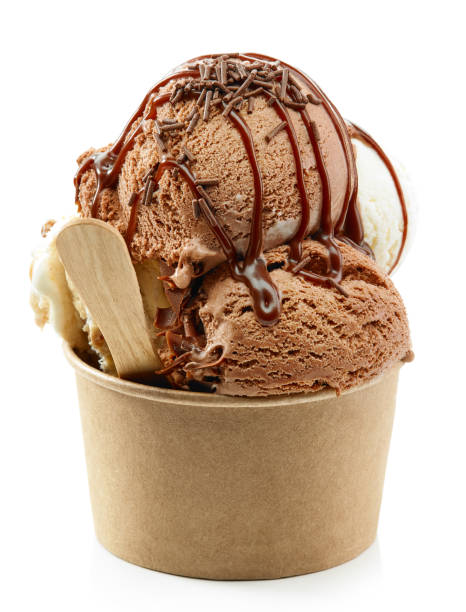 istock Ice cream balls in paper cup 1090251868